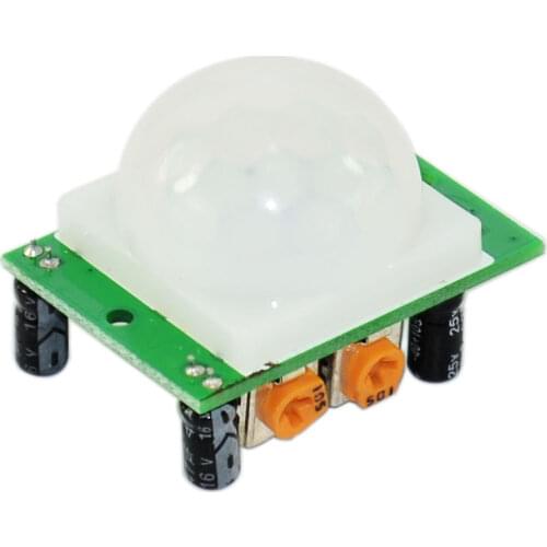 1pcs/lot HC-SR501 Adjust IR Pyroelectric Infrared PIR Motion Sensor Detector Module for arduino raspberry pi kits