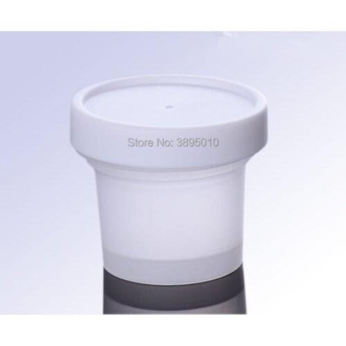 100g Traveel PP white frosted cream cosmetic jar container bottles 1oz White Cosmetic Packaging F372