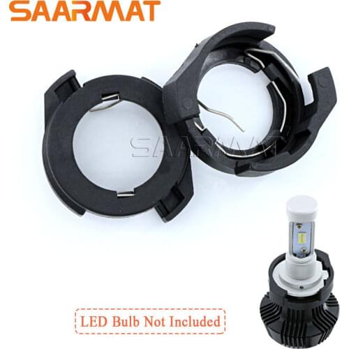 2x LED H7 Bulb Holders Adapters Base Headlight Headlamp Clip Retainer Conversion Kit For Ford KUGA For VW MAGOTAN