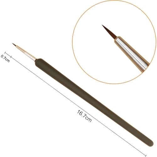 3pcs/set Crystal Pen Nail Brush Suitable for Drawing Lines Perfect for Professional Nail Salon Acrylic Nail Brush