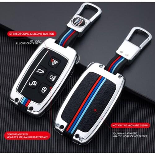 Car Key Case Key Cover for Land Rover RANGE ROVER SPORT freelander 2 DISCOVERY 4 Evoque Jaguar XE XJ XJL XF Car Accessories