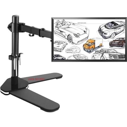 DL-M072 Desktop17-27" BIG base LCD LED single Monitor desktop Holder Arm Full Motion tv mount Loading 9 kgs