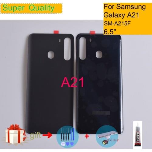 For Samsung Galaxy A21 A215 SM-A215U Housing Back Cover Case Rear Battery Door A21 Chassis Housing Replacement