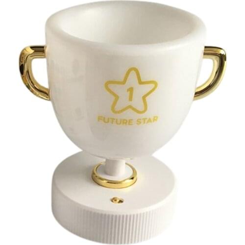 Creative Pen Cup Table Lamp Seven Color Light Storage Remote Control Desk Lamp Desktop Reading Learning Lamp First place reward