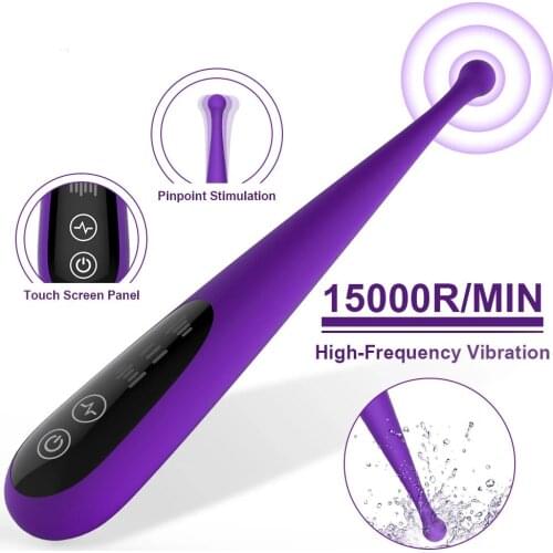 Powerful Clitoral Vibrator 10 Modes Precise Pinpoint Vibrations Waterproof G Spot Vibrator Sex Toy for Women Quick Orgasm Sexo