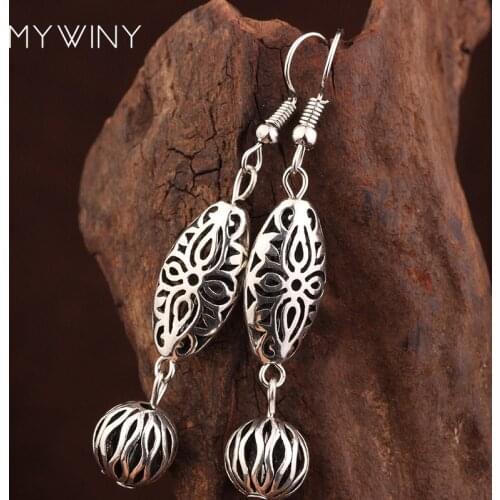 New Chinese wind vintage classic earrings jewelry ethnic metal earrings,fashion hollow out dangle earrings for women