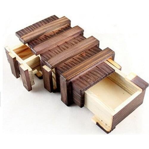 Educational toys Wooden Cryptex gift ideas holiday gift Christmas gift to marry lover escape chamber props Secret Hide Box