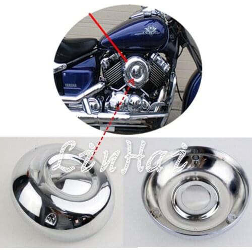 Motorcycle Chrome Plastic Air Filter Cover Fit For Yamaha V-Star XVS650 XVS 650 1996-2012 97 98 99 11