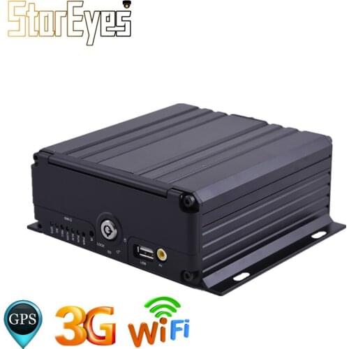 Trailer Truck Taxi Vehicle Car School Bus AHD 720P 4ch HDD SD Card Mobile DVR with WiFi GPS 3G