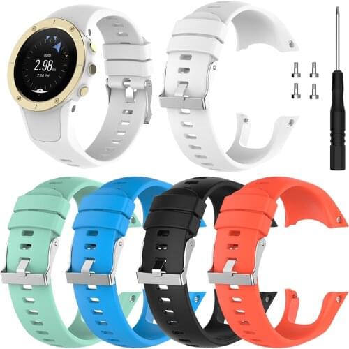Essidi For Suunto Spartan Trainer Wrist HR Watch Band Strap Silicone Wristband Strap Replacement Accessories