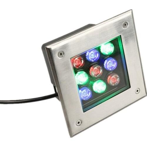 RGB Underground Light 24W 36W Landscape Lights Ground Light Stair Step Lights Led Floor Lamp Outdoor Deck Lighting Driveway Led