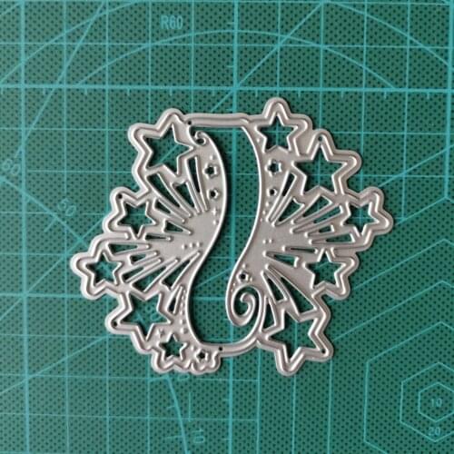 Banner Scrapbooking Dies Metal Cutting Dies Stencils Star Decoration for DIY Album Paper Card Decorative Craft Die Cuts