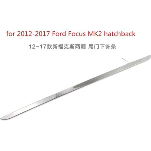 Rear Trunk Lid Tailgate Door Cover Trim Edge Strip Euro For Ford Focus 2012-2017 hatchback