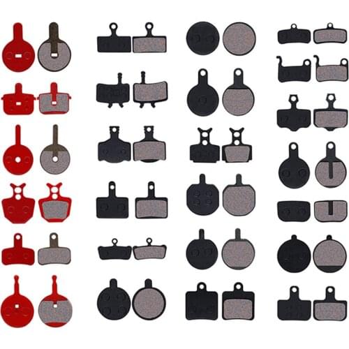 2 Pairs (4 pcs) MTB Bicycle Hydraulic Disc Brake Pads Semi-Metallic Bike Brake For SHIMANO SRAM AVID HAYES Cycling Bike Part