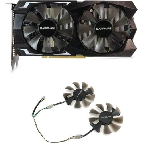 2pcs 85mm 4pin GA91S2H CPU cooling fan suitable for Sapphire RX560 RX 460 550 graphics card replacement cooling accessories