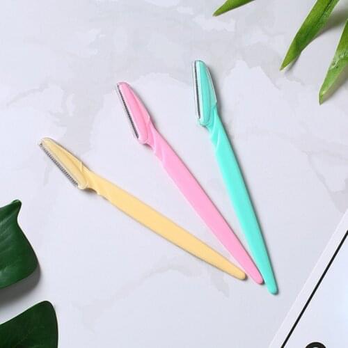 3Pcs/Set Eyebrow Razor,Facial Hair Remover Eyebrow Trimmer,Sharp Mini Makeup Knife Shaper Shaver For Women