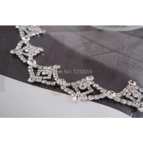 5 Yards Exquisite Rhinestone Glass Trimming Chain Embellishment Craft