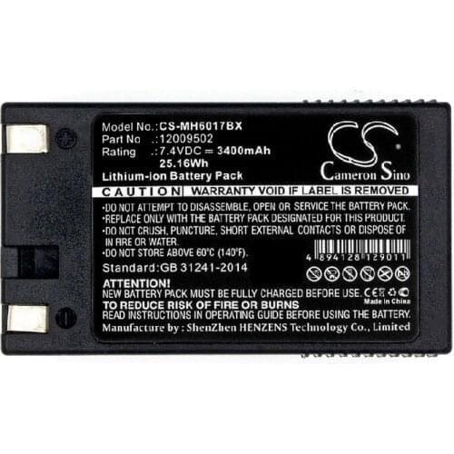 Cameron Sino 2400mAh/3400mAh Battery for HANDIPRINTER 6017, for PATHFINDER 603, 6032,6039, 6057, For SIERRA Sport 2, Sport 9460