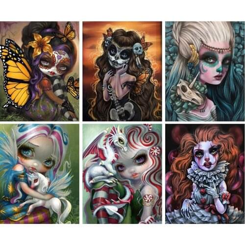 5D DIY Elf Girl Butterfly Fairy Diamond Painting Full Drill Embroidery Cross Stitch Mosaic Craft Kit Home Decor Christmas Gift
