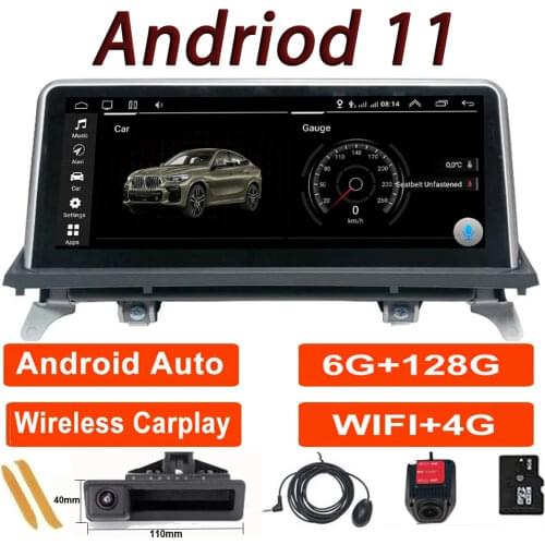 10.25" 8-core Android 10 Auto Car Radio Stereo Player GPS Navigation for BMW X5 E70 X6 E71 2007-2013 Original CCC or CIC