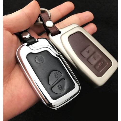 Zinc alloy+Leather Car Styling Key Cover Case For Lexus RX IS ES NX GS GX LX 300 330 350 200 250 270 470 460 570 400 450H CT200H