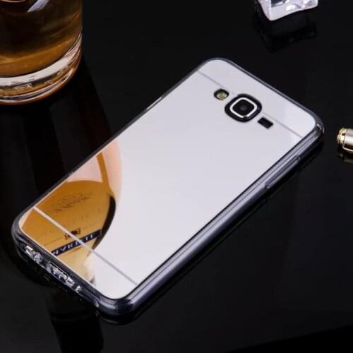 Case For Samsung Galaxy J1 J2 J3 J5 J7 Prime 2015 2016 2017 Ultra Thin Transparent Mirror TPU Acrylic Soft Jelly Cover kimTHmall