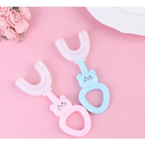 Baby Toothbrush Children Teeth Oral Care Brush Handy And Simple Silicone Baby Toothbrush