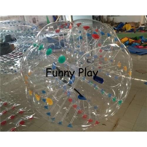 Knocker zorb human hamster ball Sport PVC Air Bubble Children Play Game Air Bumper Ball Kids Body Zorb bubble Ball