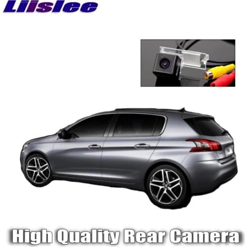 LiisLee Car Reversing image Camera For Peugeot 308 408 508 Night Vision WaterProof High Quality Dedicated Rear View back CAM