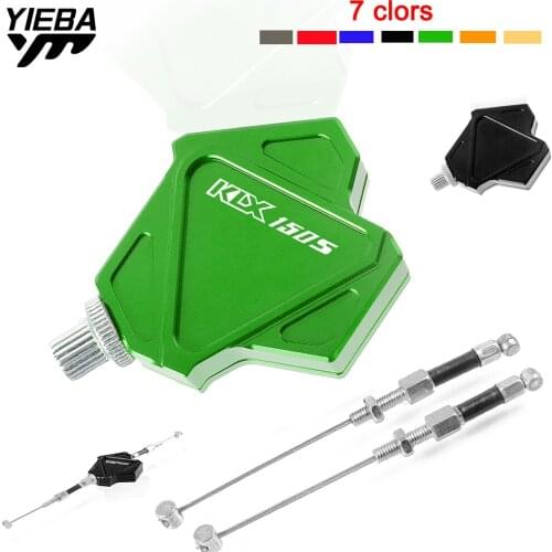 Motorcycle CNC Aluminum Stunt Clutch Lever Easy Pull Cable System Motocross For Kawasaki KLX 150S KLX150S 2000-2020 2018 2017