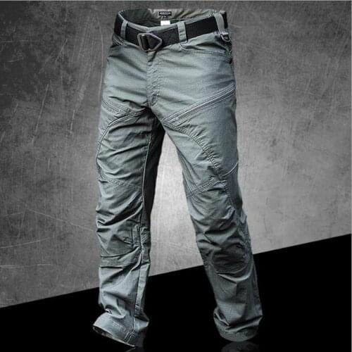 City Cargo Pants Men Outdoor Waterproof Pants for Hiking Hunting Tactical Combat SWAT Trousers Multi-pocket casual Pants