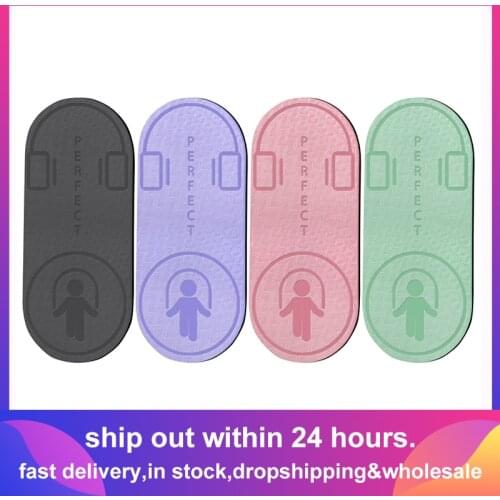 Rope Skipping Floor Mat Shock Absorption Mute Dancing Yoga Pad Non-slip Prevent Injuries High-density and Elastic Soft