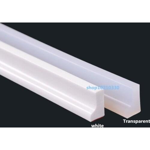 New right angle Bathroom Sealing Strips Silicone Waterproof Wall Stickers Self-adhesive Seam Toilet Corner Sealing Strips