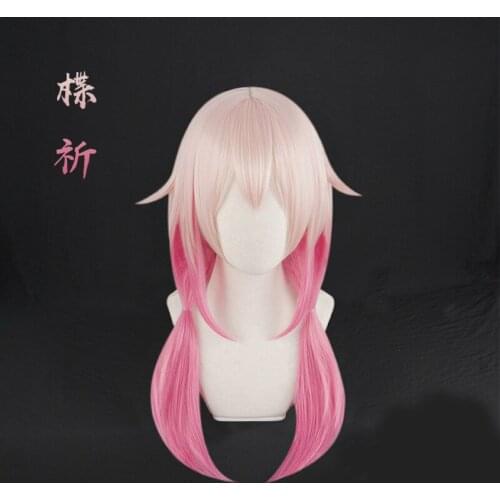 1pcs Cute Anime Guilty Crown Yuzuriha Inori Wig Cosplay Accessories Party Decor Synthetic Hair for Women Girl Gift
