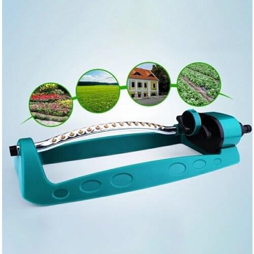 15 Hole Swivel Nozzle Water Spray Adjustable Nozzle Irrigation Swing Sprinkler Garden Lawn Irrigation Forestry Watering Tool