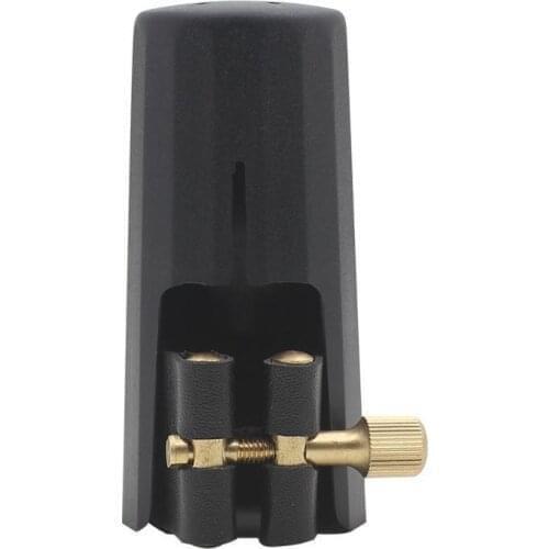 Professional Sax Saxophone Clarinet Bakelite Mouthpiece Clamp\Clip Leather Ligature Plastic Cap Clarinet Saxophone Accessories