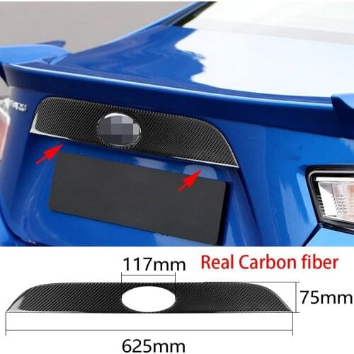 Real Carbon fiber Rear Trunk Tailgate Door Lid Cover For Subaru BRZ forToyota 86 2013-2020