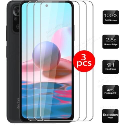 3pcs glass case for xiaomi redmi note 10 pro protector cases for redmi note10 pro max note 10pro tempered glass phone cover film