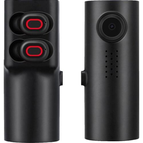 Smart Voice Control WiFi Car DVR Video Recorder Camera with Bluetooth Earphone Automobile Electric Accessories