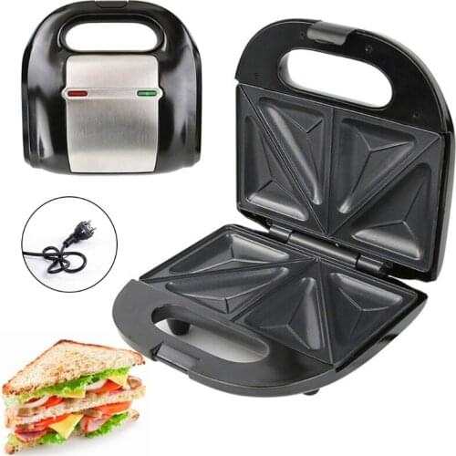 Waffle Maker 750W Mini Household Waffle Sandwich Maker Multifunctional Toaster Breakfast Baking Making Machine,EU Plug