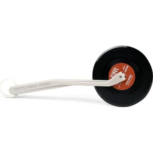 Vintage Vinyl Record Pizza Cutter Novelty Quirky Kitchen Aid
