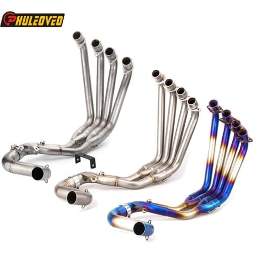 For Honda CBR650R CBR650F CB650F CB650R 2015-2020 Motorcycle Exhaust System Collector Header Pipe Manifold for ID:51mm Exhaust