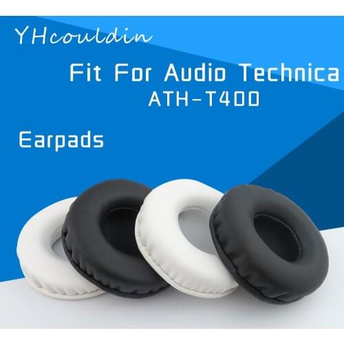 YHcouldin Earpads For Audio Technica ATH T400 ATH-T400 Headphone Accessaries Replacement Leather
