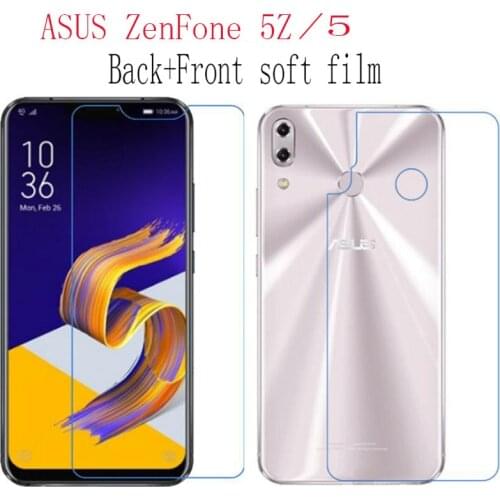 2pcs Back+Front HD Clear Nano Premium Explosion-proof Soft Film for ASUS ZenFone 5 ZE620KL 5Z ZS620KL (NOT Tempered Glass)
