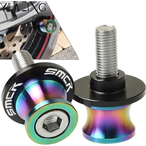 10mm Swingarm Stand Screws CNC Motorcycle Swing Arm Spools Sliders bobbins FOR 690 SMCR SMC-R 2012 2013 2014 2015 2016 2017