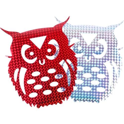 10pc Reflective Bird Scare Owl Bird Repellent Sticky Bird Scare Patch Owl Deterrent Scare Bird Repellent Plant Protect Tool