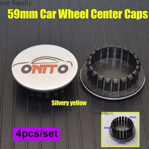4cs/set for Chevrolet Chevy Lanos Orlando Captiva Lacetti Aveo Niva 59mm Car Wheel Center Caps Covers Emblem Auto Car Accessory