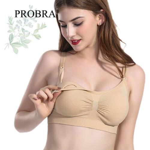 Maternity Nursing Bra Pregnancy Underwear Breastfeeding Wirefree Women Sleeping Clothes Breast Lactation Maternal Prevent Sagg