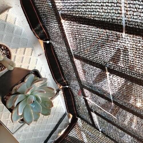 Black Sun Shelter Canopy Succulent Sun Shade Sail Home Garden Awnings Outdoor Protection Covers Customized Size