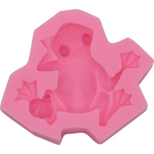 Baking Tools Frog DIY Handmade Soap Silicone Mold Chocolate Fondant Cake Mold 17-111